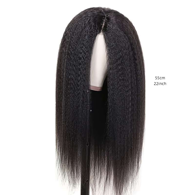 1Pc Black 55.88cm Fashion Design Wig