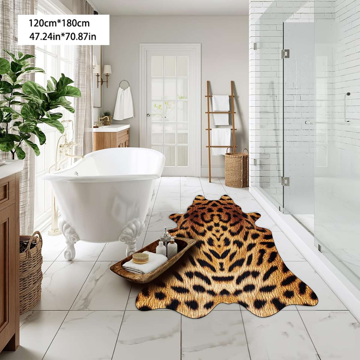 1Pc 120x180cm 47.24x70.87inch Floor Mat