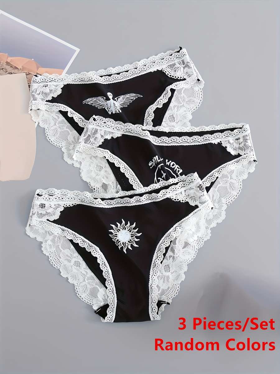 Womens Underwear Color 3Pcsrandom Color Sizel