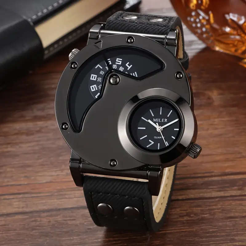 Vintage Dual Time Men's Watch