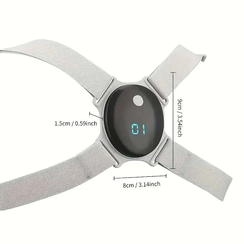Smart Posture Corrector With LCD Display