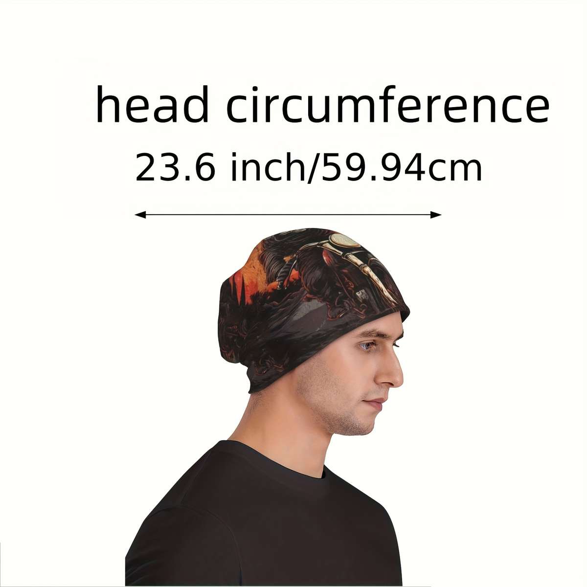 1pc Retro Brimless Hat With Octopus Pattern For Men Women Ideal Choice For Gifts