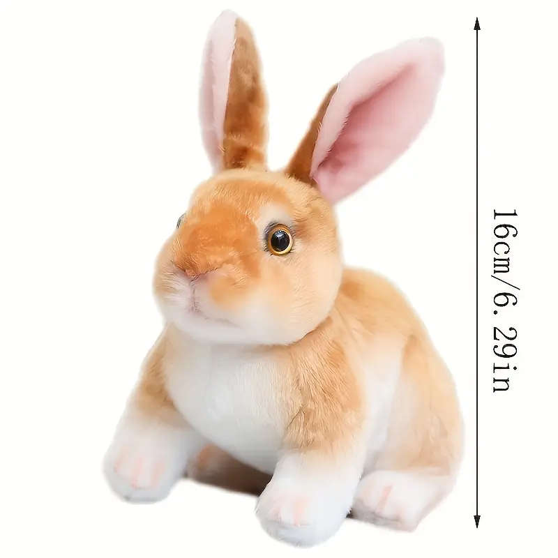 Cute Rabbit Plush Toy Brown