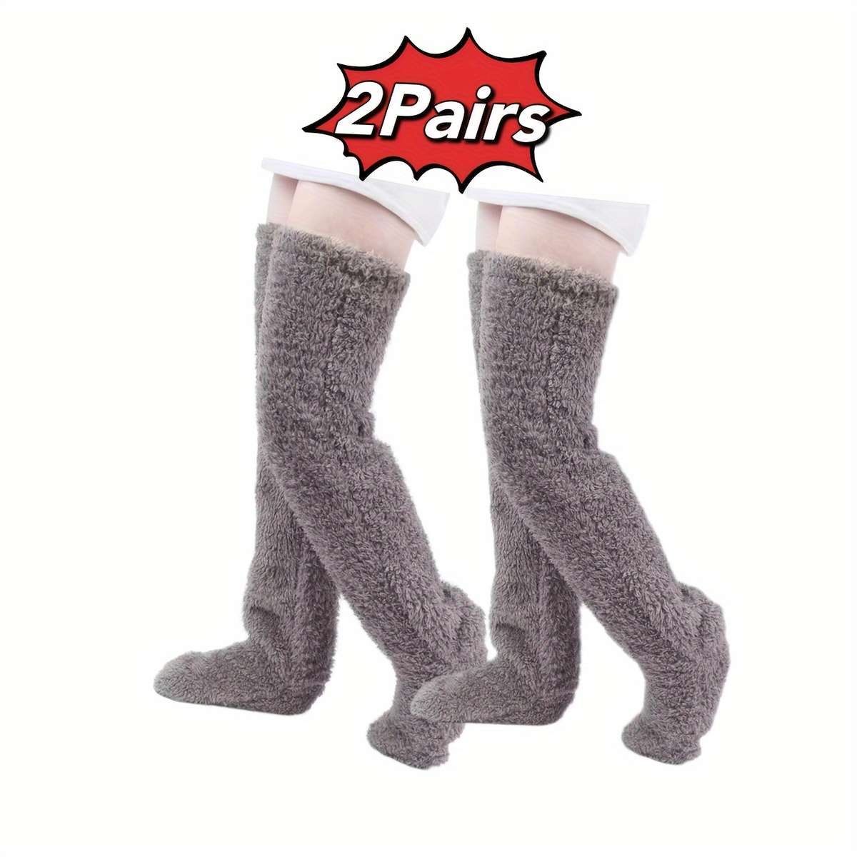 Sock Brown 2Pairs One Size