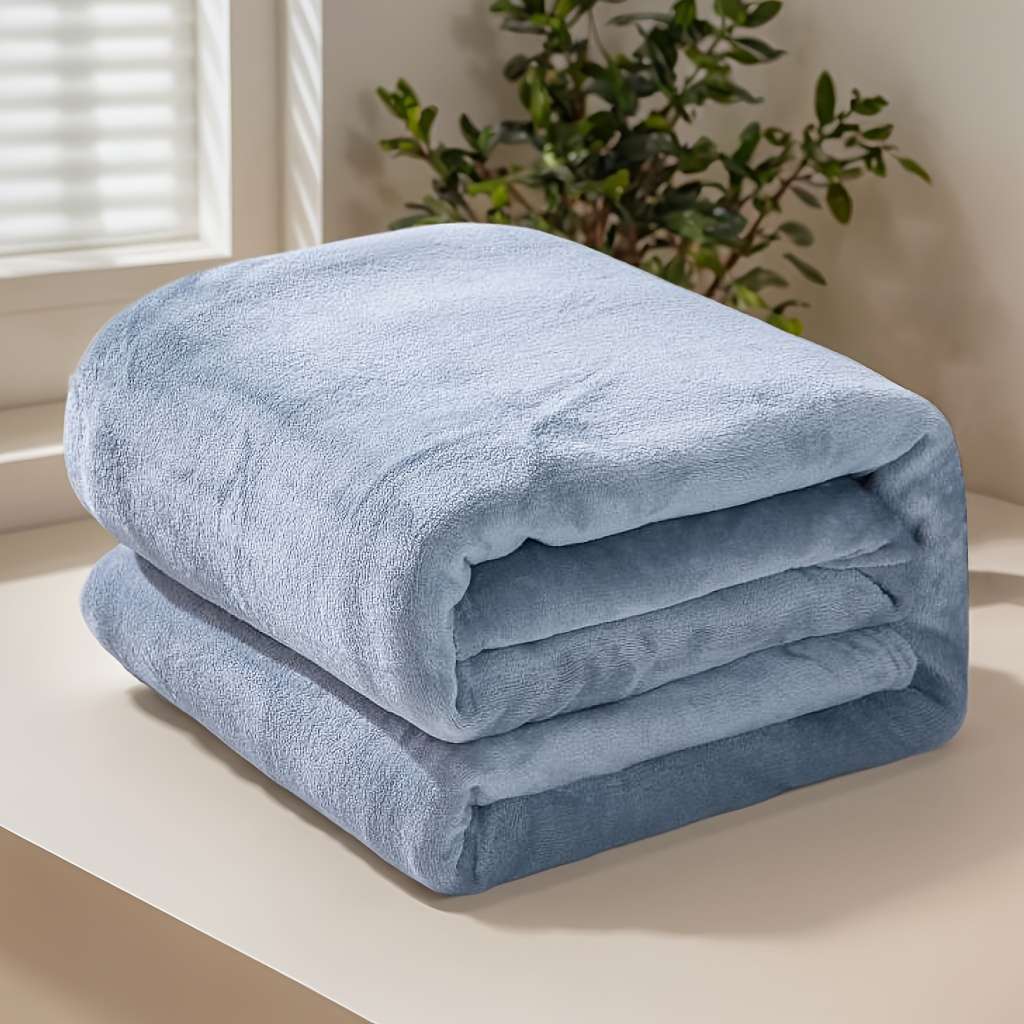 1ps Blanket Color Bright Green size 180x200cm 71x79in