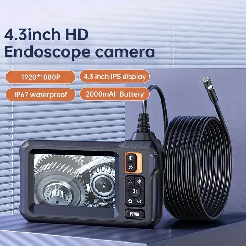 INSKAM 4.3" IPS LCD Screen Industrial 5M Endoscope