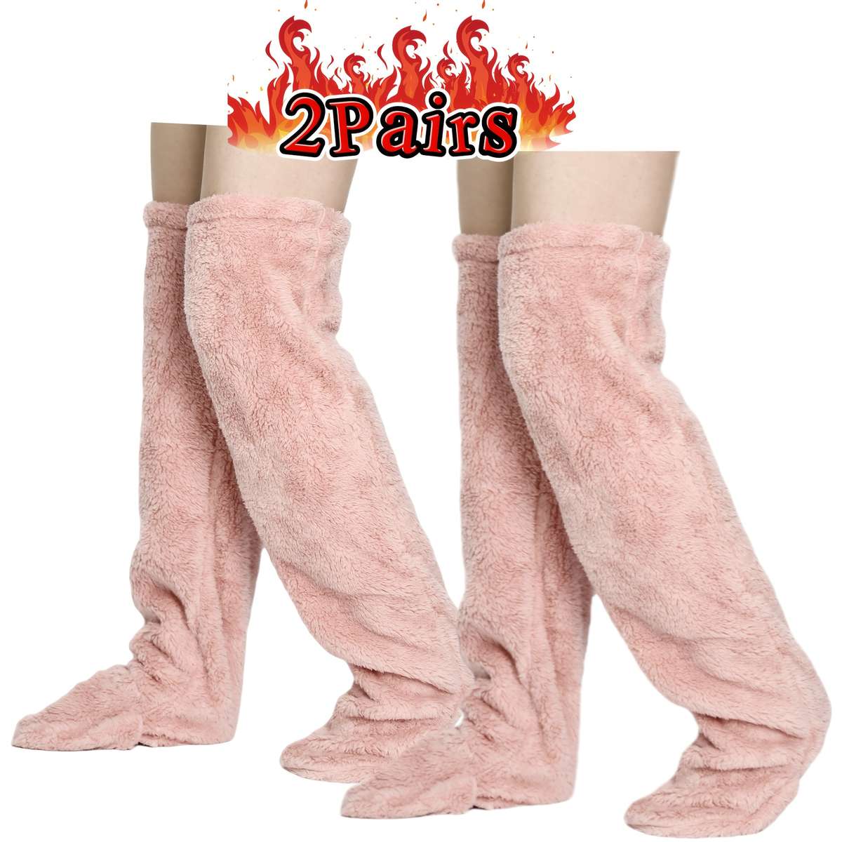 Sock Brown 2Pairs One Size