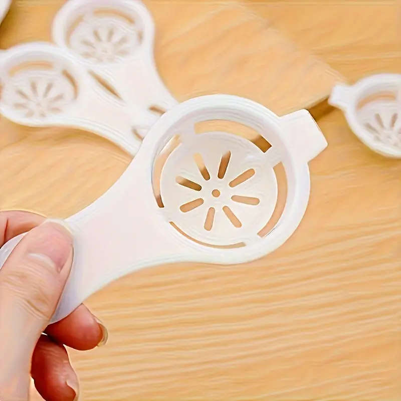 1pc Sustainable Wheat Straw Egg Separator Easy Yolk White Filter for Baking Kitchen Gadget