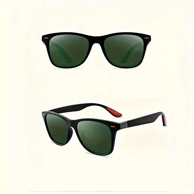 Classic Retro Square Glasses, Unisex Fashion