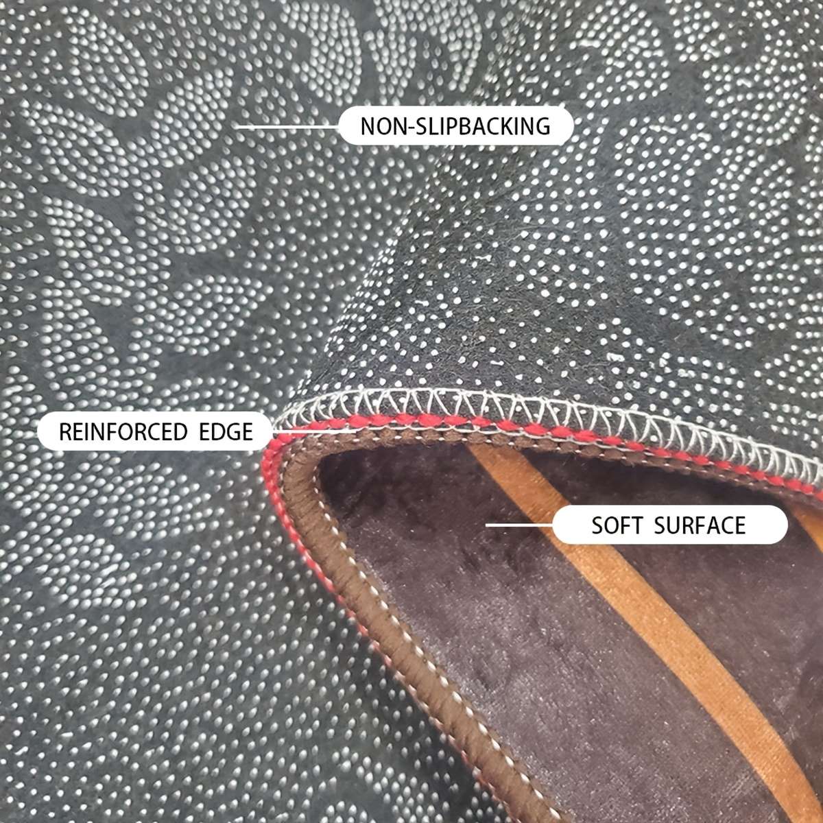 1Pc 70.86x98.42inch 180x250cm Floor Mat