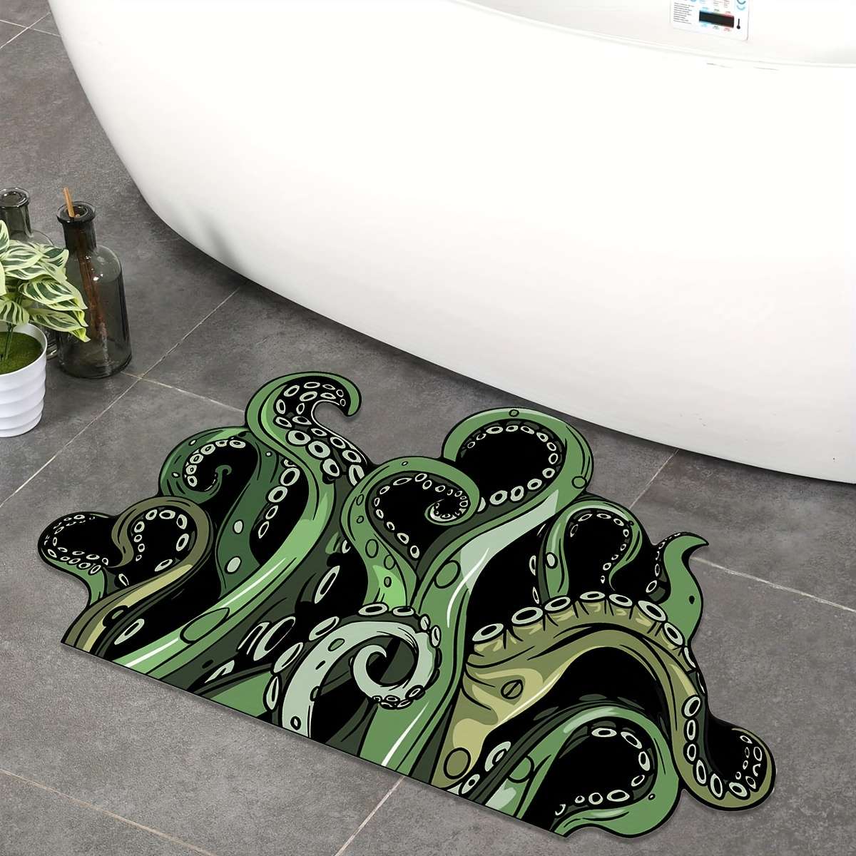 1Pc Green 8Ox8Ocm Floor Mat