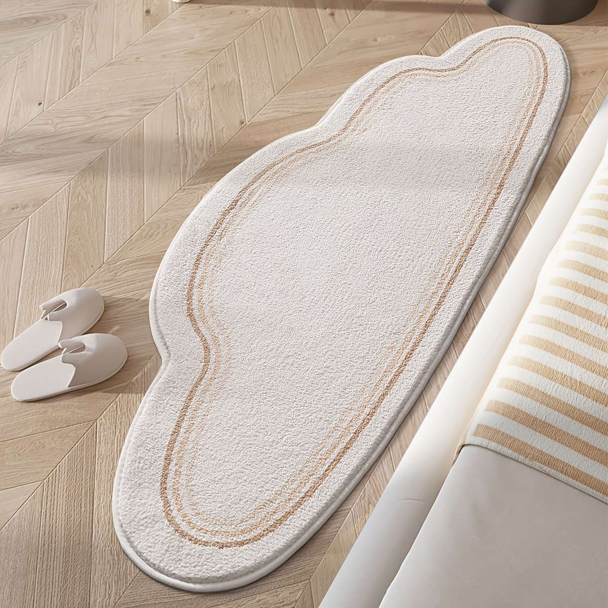 Big White Cloud 15.7x47.2inch 40x120cm Floor Mat
