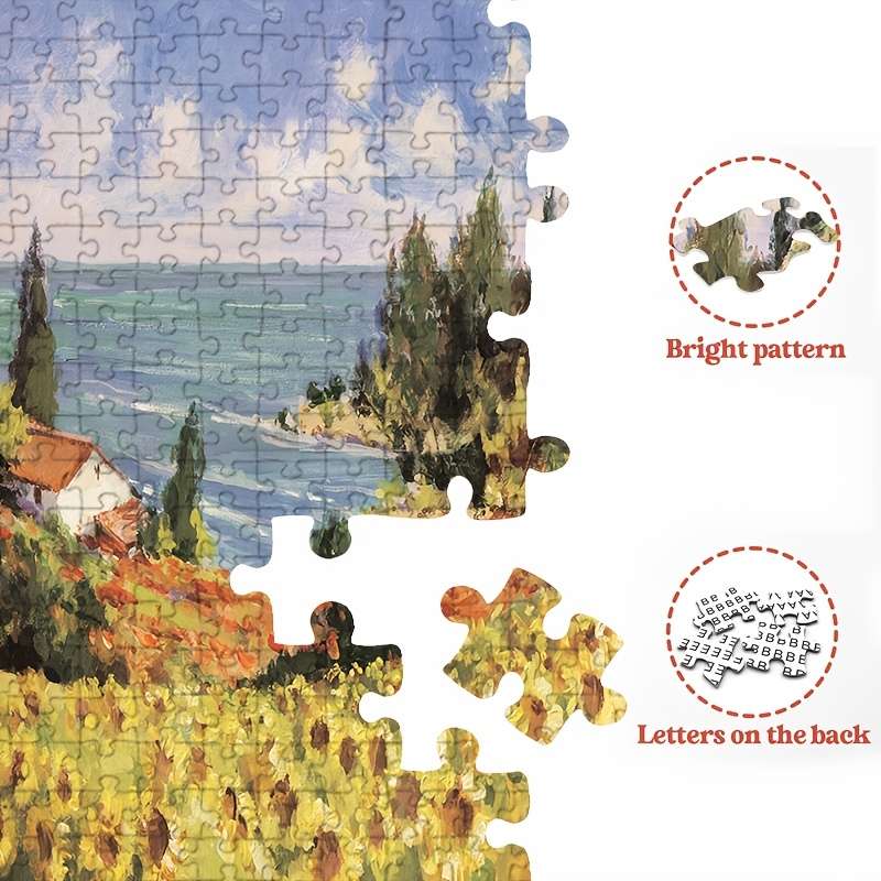 1000pcs Jigsaw Puzzle for Adults Challenging Hell-Level Mini Puzzle 38.0x26.01cm