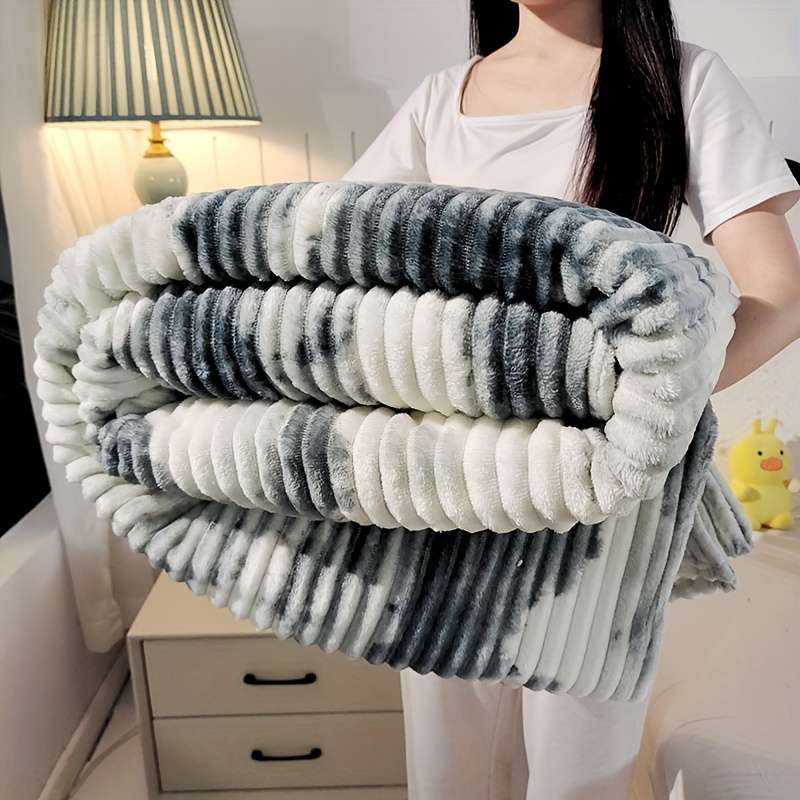 1ps Blanket Color Blue Grey size 150x200