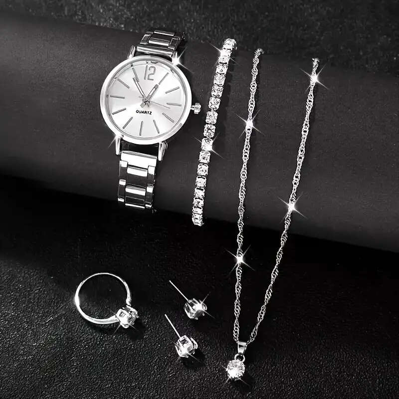Quartz Watch Jewelry Set