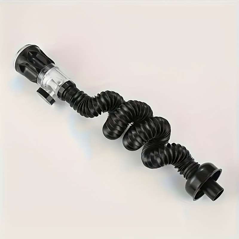 1pc FlexiDrain Stainless Steel ABS Sink Drain Pipe Flexible Space-Saving Design Tool-Free