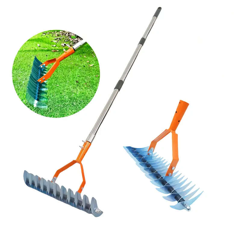 Heavy-Duty Garden Weed Rake