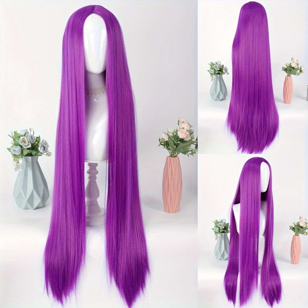 1Pc Black 101.6cm Fashion Design Wig