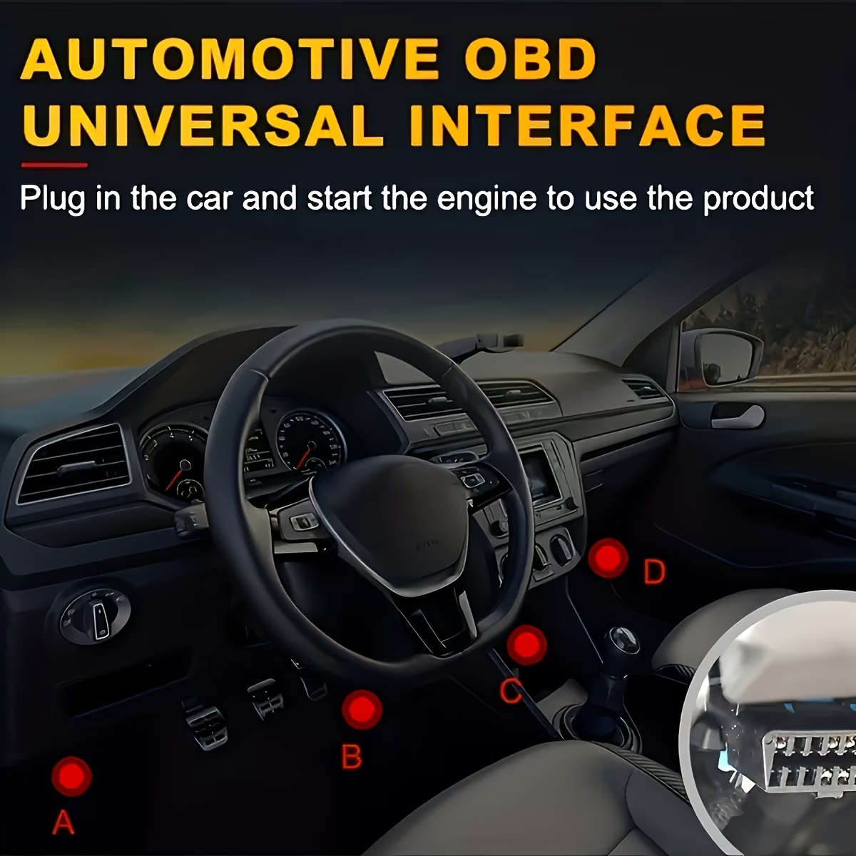 Professional OBD2 Diagnostic Scanning Tool USB Powered