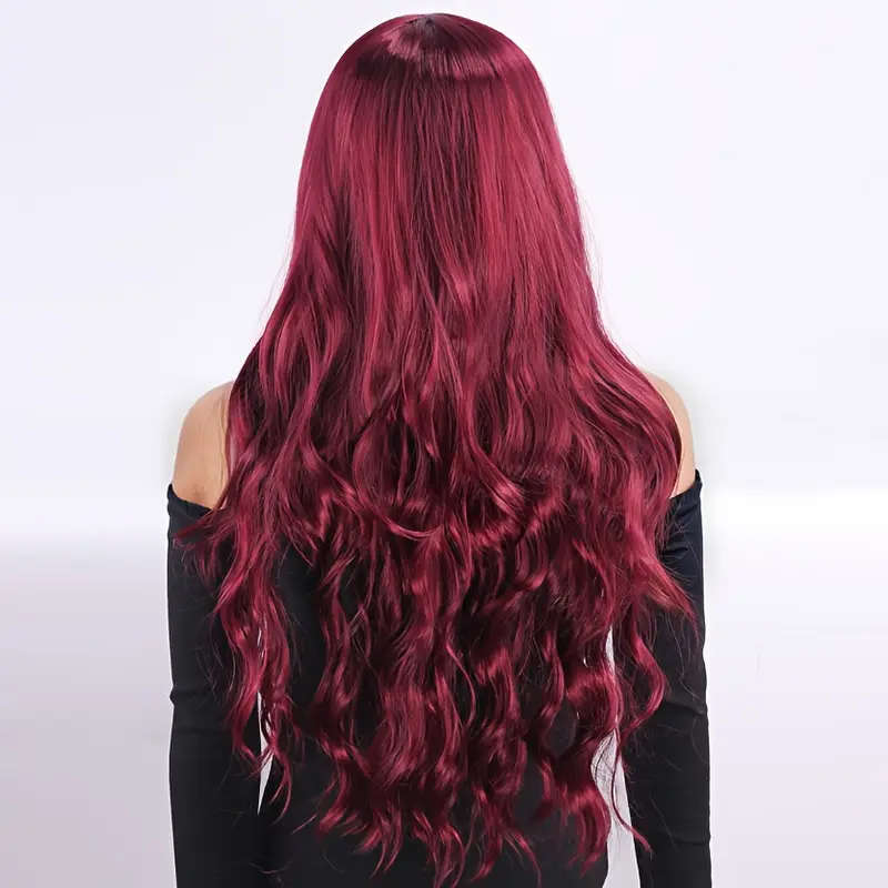 Women's Bright Red Curly Wig