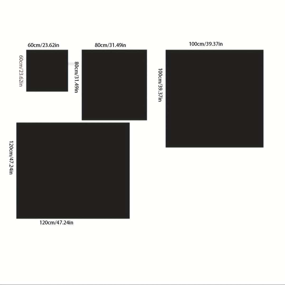 1Pc 60x60cm Household Floor Mat Floor Mat