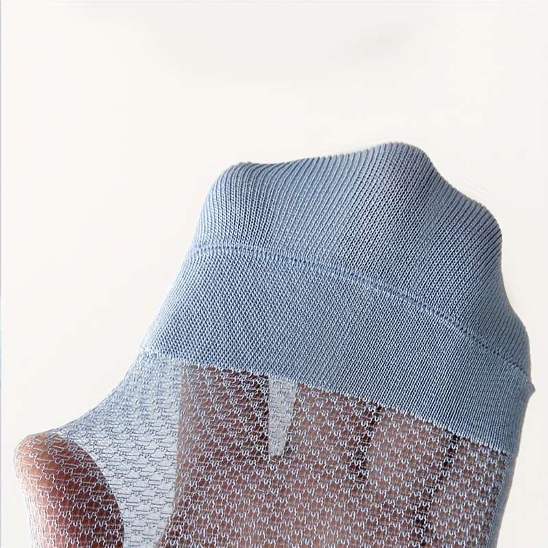 5 Pairs Of Mixed Colors One Size High Elastic Socks