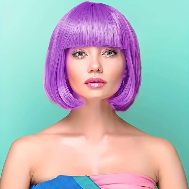 1Pc Black Fashion Design Wig