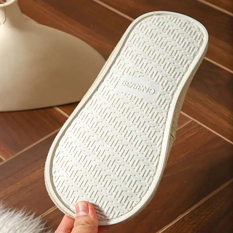 Floral Linen Breathable Open Toe Flat Shoes