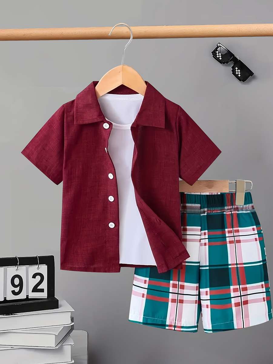 Boys T Shirt Color Mixed Color Size4-5Y