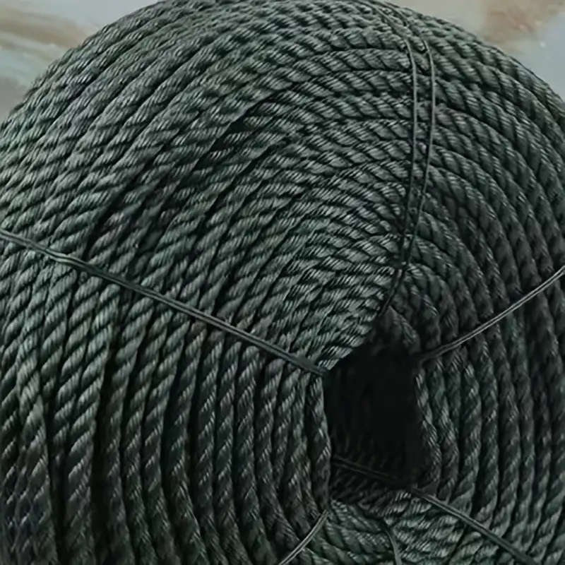 Durable 6mm Black Polyethylene Rope 30m