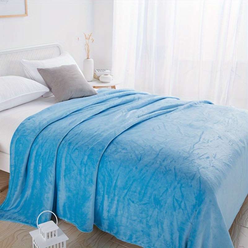 1ps Blanket Color Bright Green size 150x200