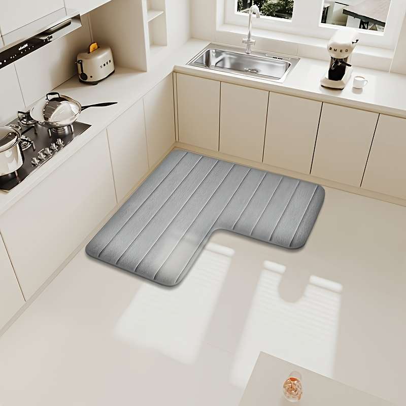 Light Grey 75x75x45 29.5x29.5x17.7inch Floor Mat