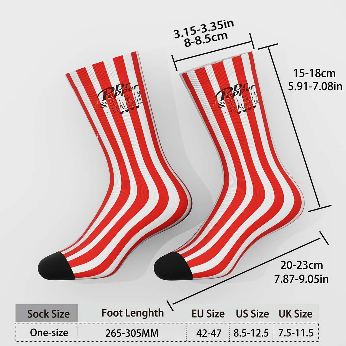 1 Pair Multicolor One Size Socks
