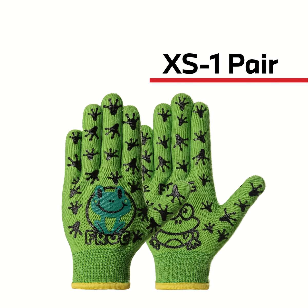 1 Pair Size XS Green Multi Purpose Work Gloves