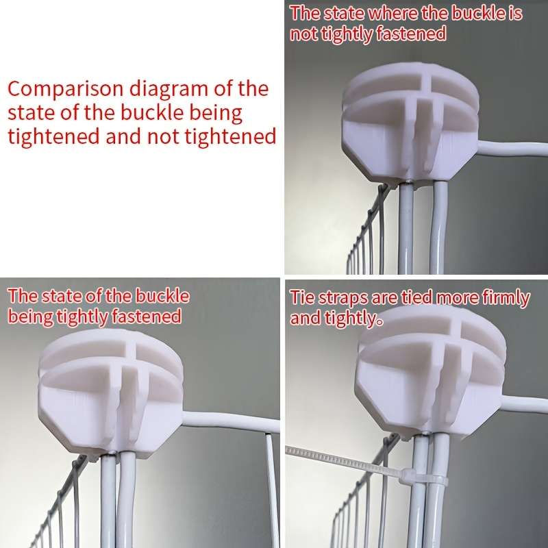 1pc 3 lattice white injection molded pulleys Pet Cage