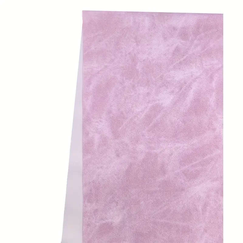 1 x 11.8X53 inch Faux Denim Leather Fabric Roll Pink