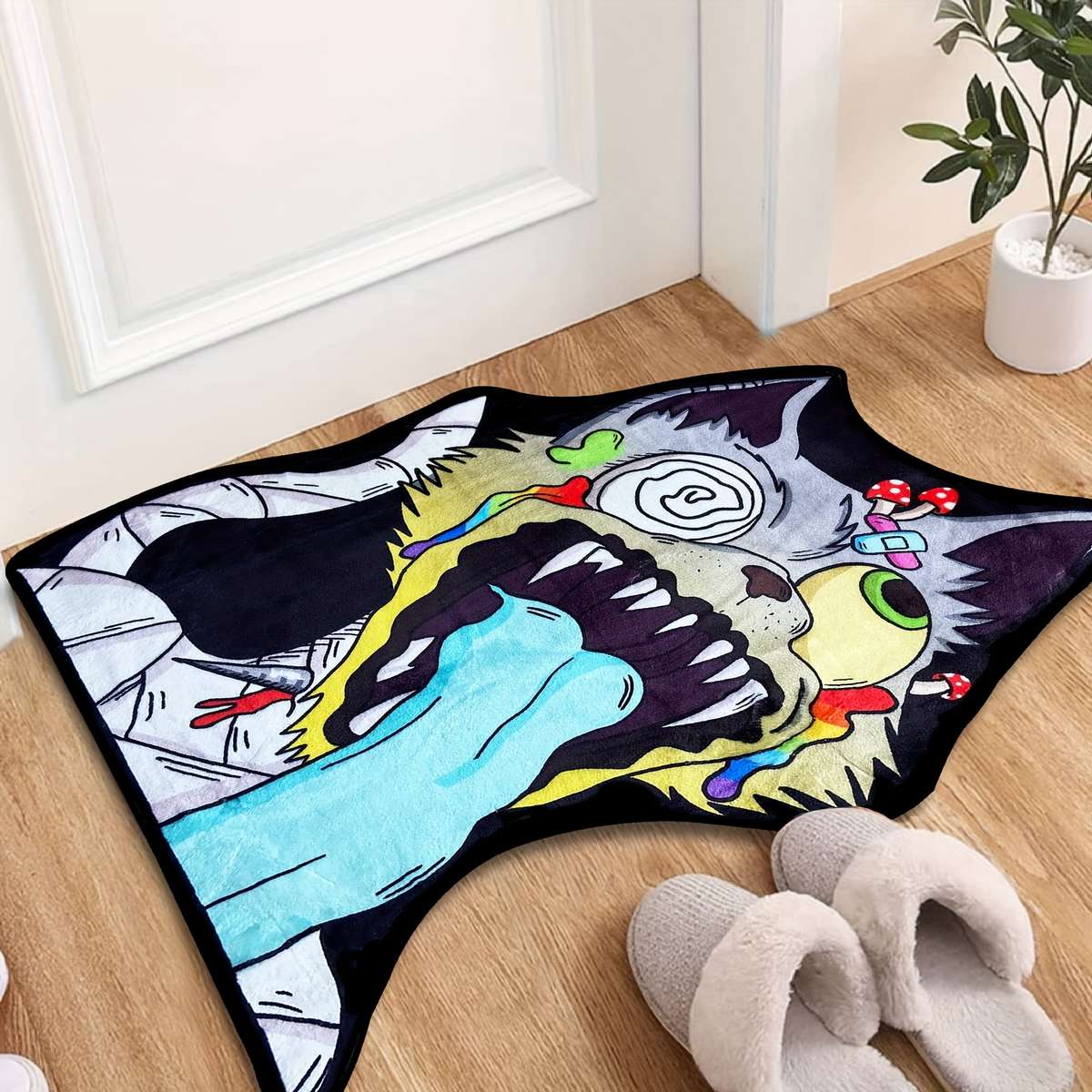 1Pc 100x120cm 39.37x47.24inch Floor Mat