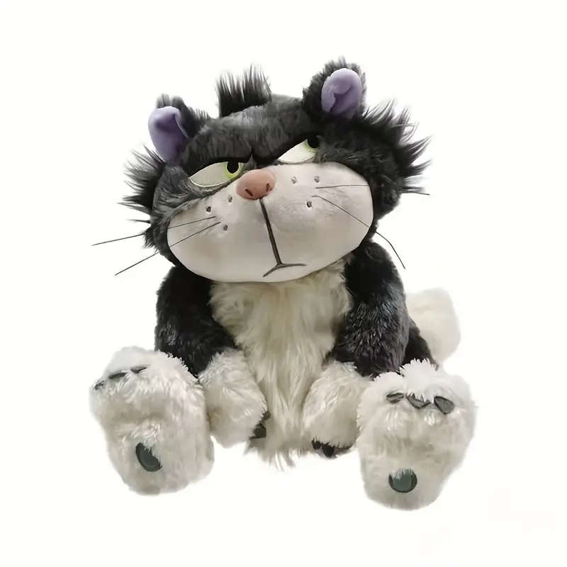Genuine Disney Cinderella Lucifer Cute Evil Cat Plush Toy Funny Pillow