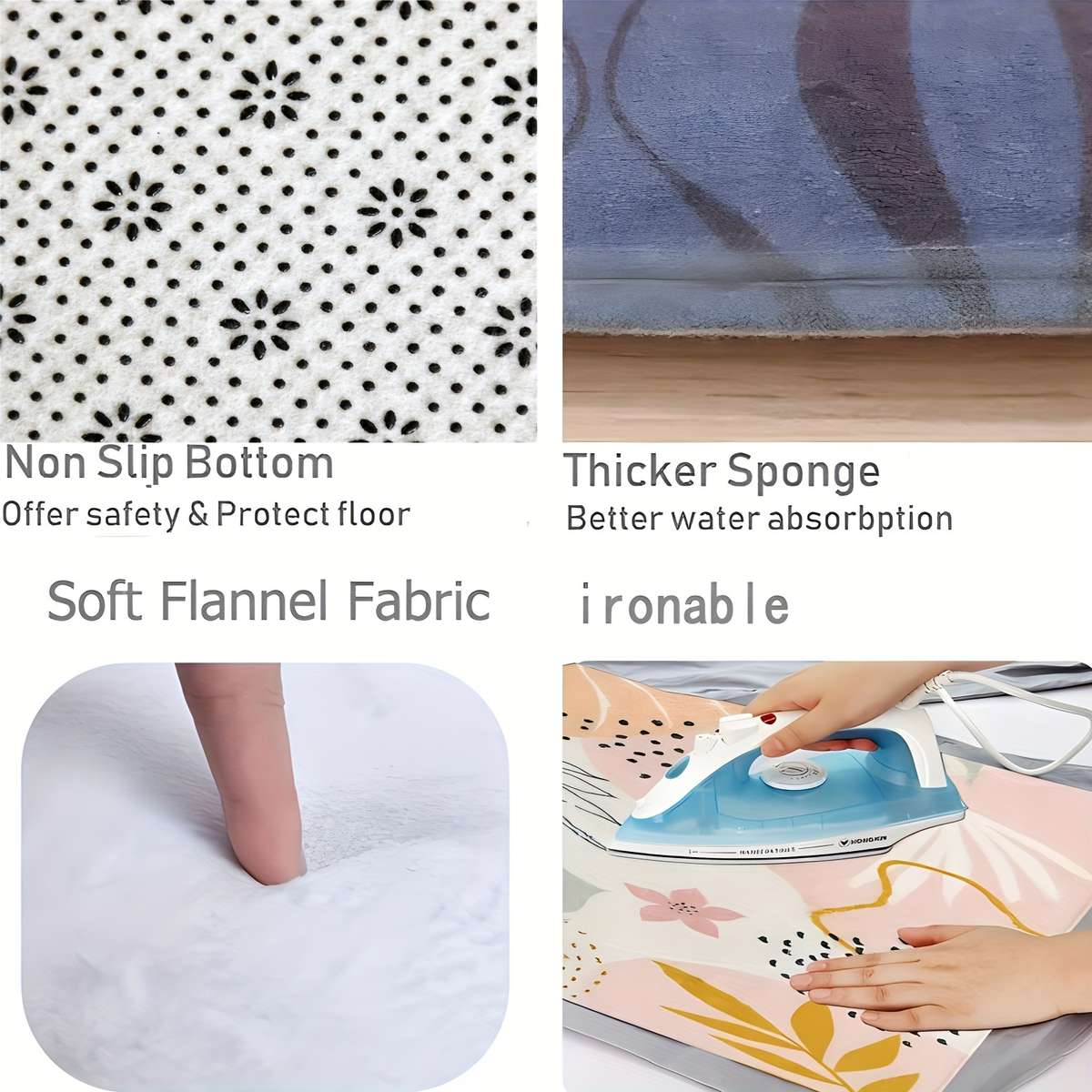 1Pc 19.6x31.5inch 50x80cm Floor Mat