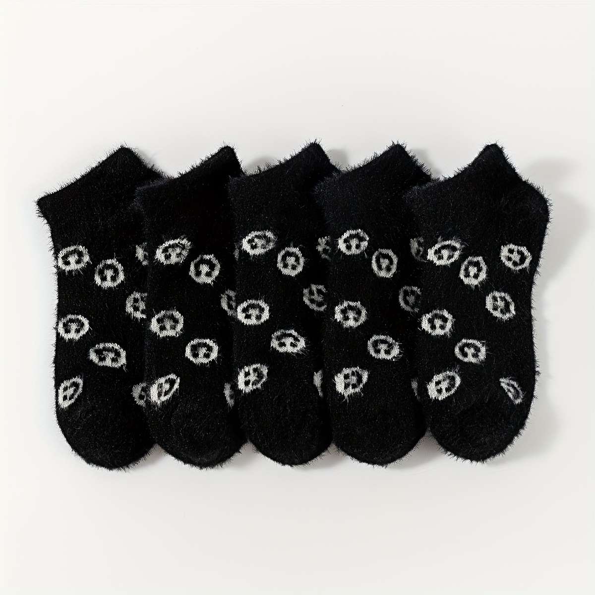 Sock 5 Pairs Pink  One Size