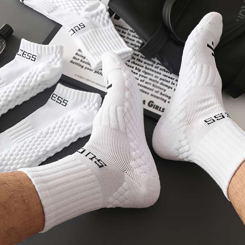 Sock White Eight Pairs One Size