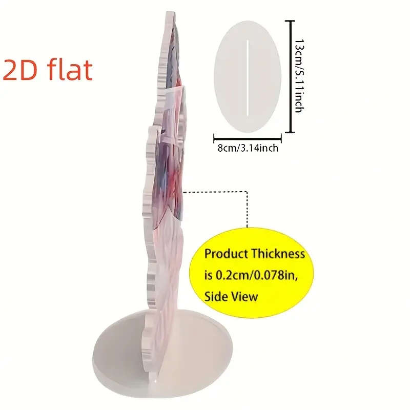 2D Flat Charming Acrylic Easter Bunny Egg Nest Decoration