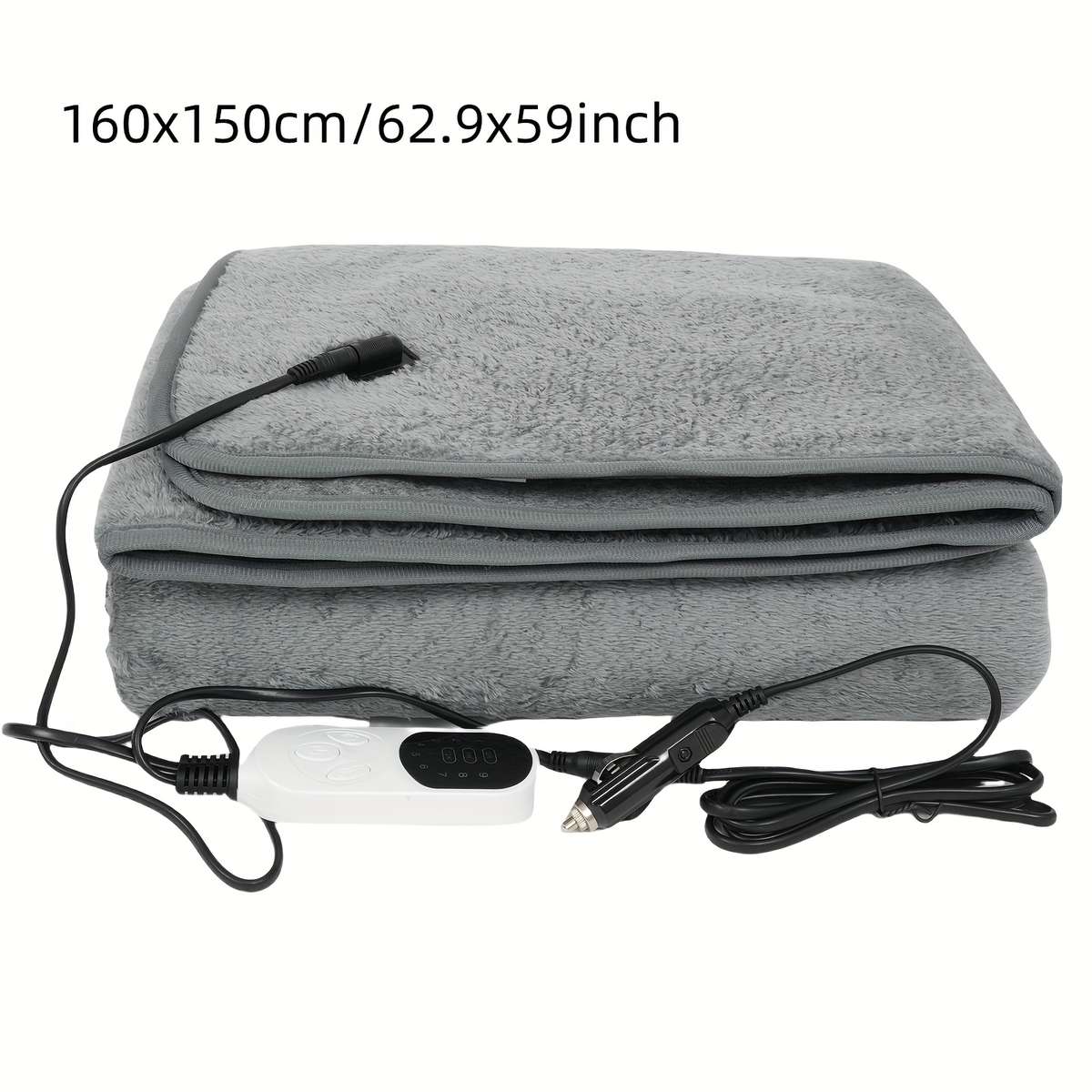 1pc Black 160x80cm 62.9x31.4inch Heater