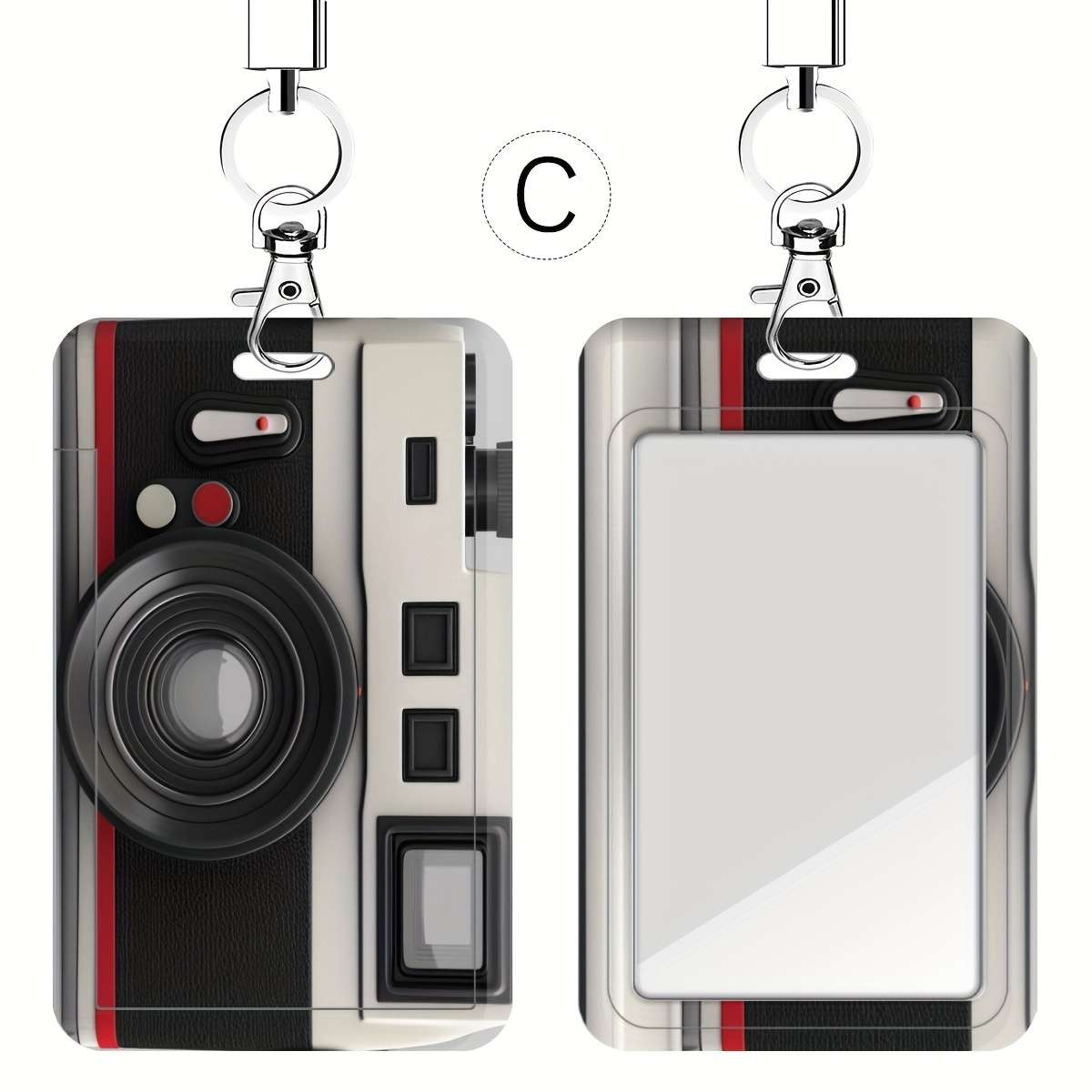 A Retro Camera-Themed Card Holder