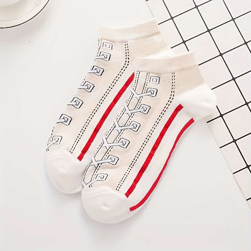 5 Pairs Mixed Color One Size High Elastic Socks