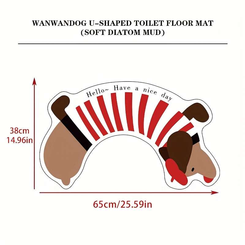 1Pc 38x65cm 14.96x25.59inch Floor Mat