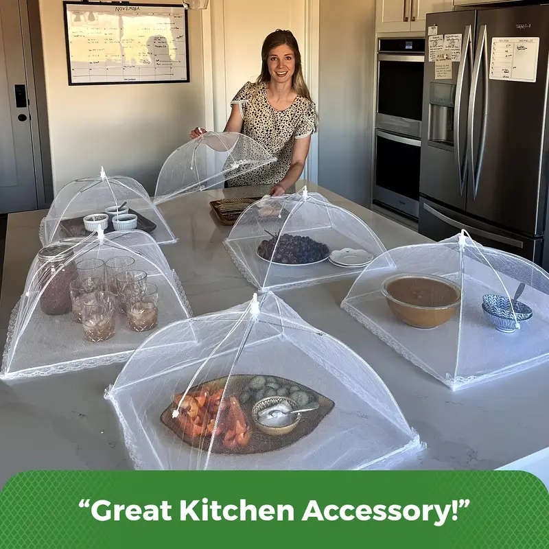 Pop-Up Mesh Food Cover Umbrella