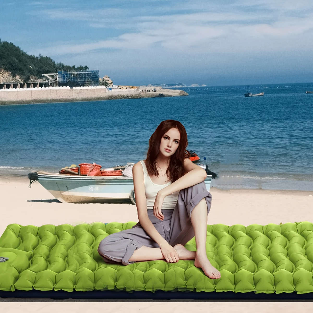 Inflatable Sleeping Pad - Lightweight Camping Mattress