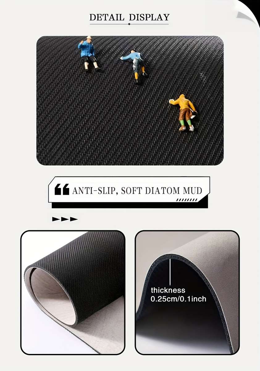 1Pc 50x80cm 19.7x31.5inch Floor Mat