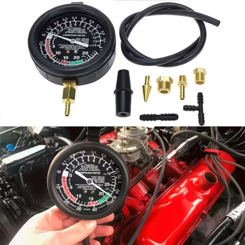 Complete Carburetor Valve Pressure Gauge Kit